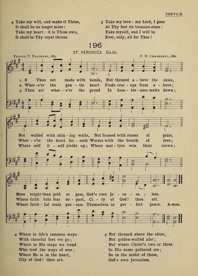 Hymns and Tunes for Schools page 189