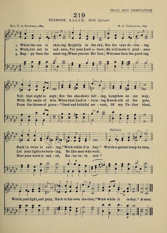 Hymns and Tunes for Schools page 217