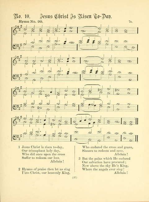Hymn Tunes: being further contributions to the hymnody of the church page 17