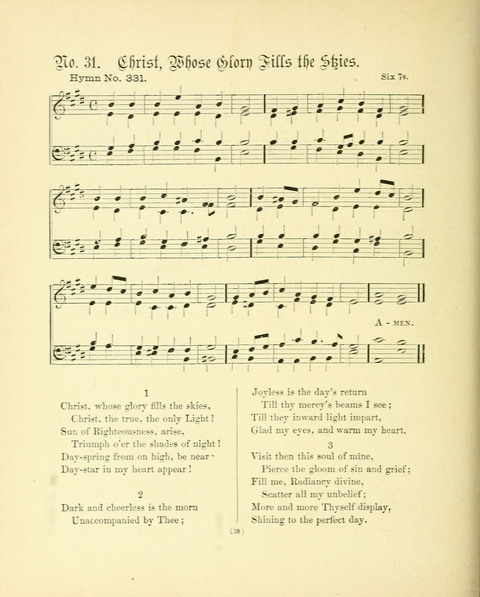 Hymn Tunes: being further contributions to the hymnody of the church page 38
