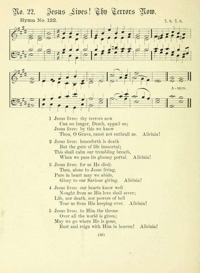 Hymn Tunes: being further contributions to the hymnody of the church page 26