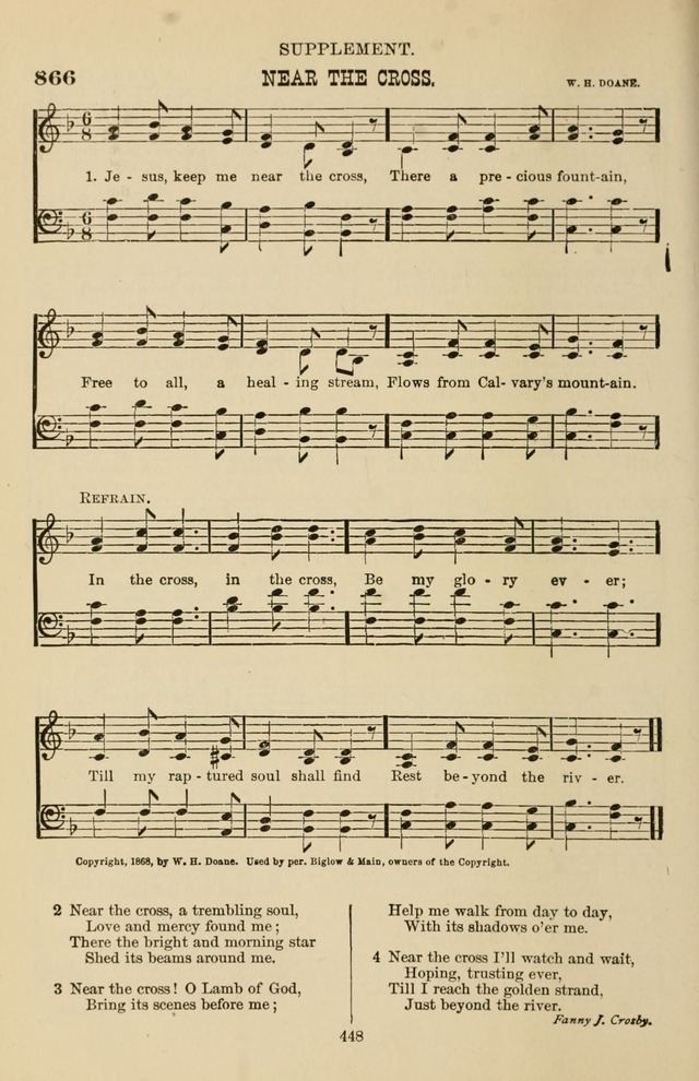 Hymn and Tune Book of the Methodist Episcopal Church, South (Round Note Ed.) page 448