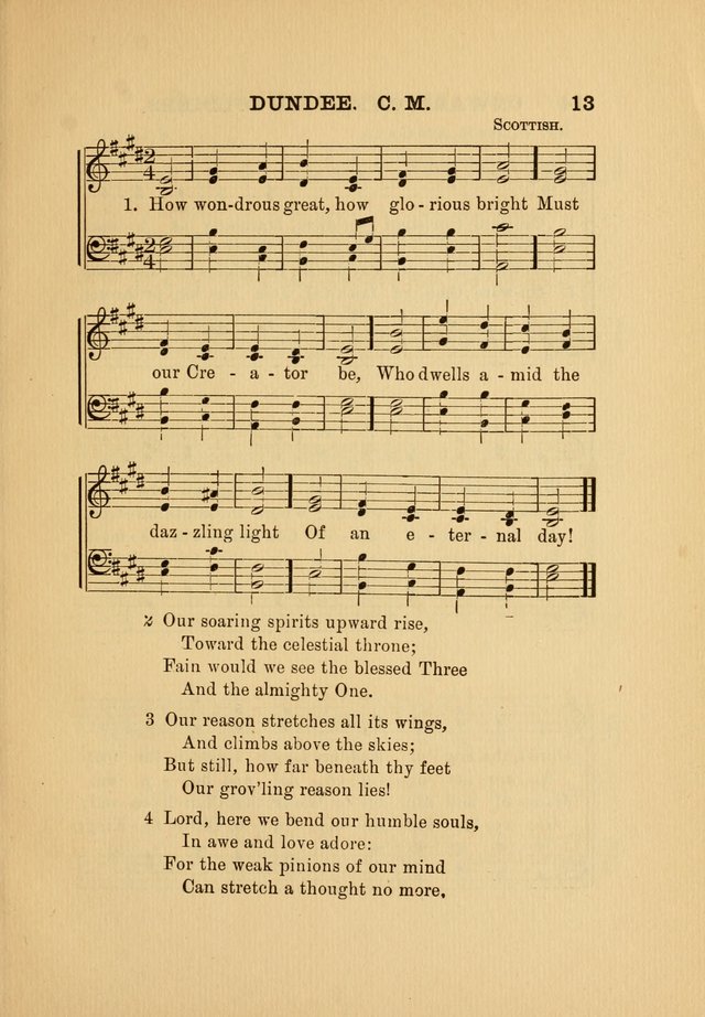 Hymn and Tune Book: for Schools and Colleges page 13