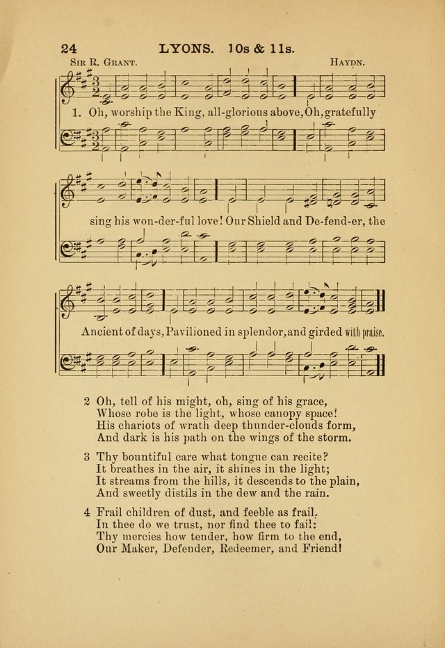 Hymn and Tune Book: for Schools and Colleges page 24