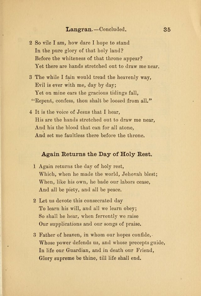 Hymn and Tune Book: for Schools and Colleges page 35