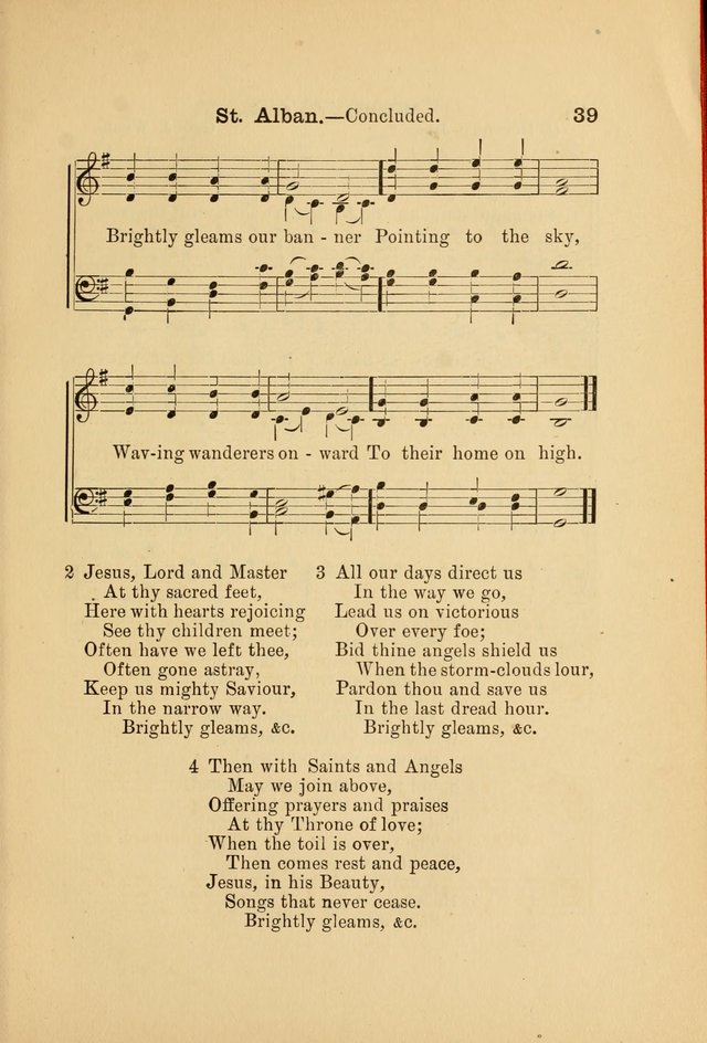 Hymn and Tune Book: for Schools and Colleges page 39