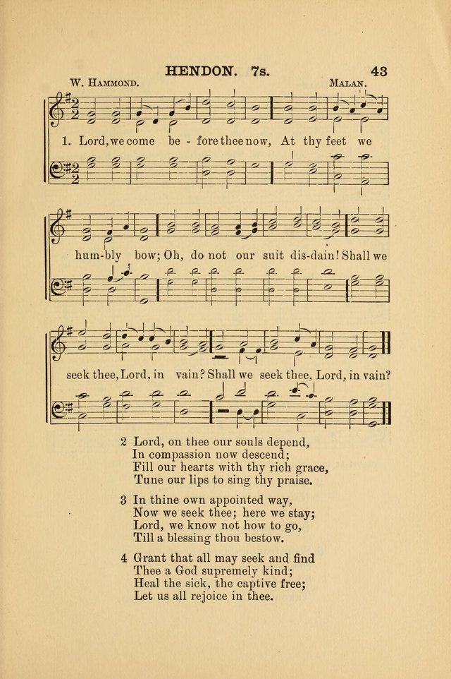Hymn and Tune Book: for Schools and Colleges page 43