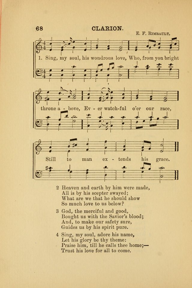 Hymn and Tune Book: for Schools and Colleges page 68