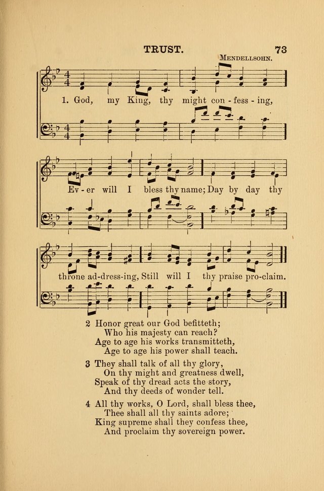 Hymn and Tune Book: for Schools and Colleges page 73