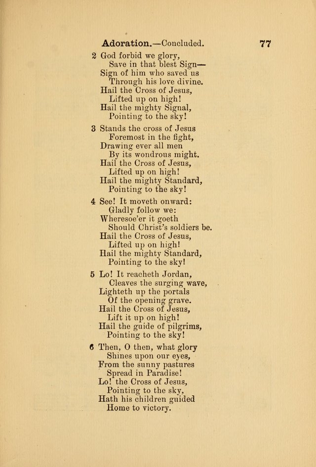 Hymn and Tune Book: for Schools and Colleges page 77