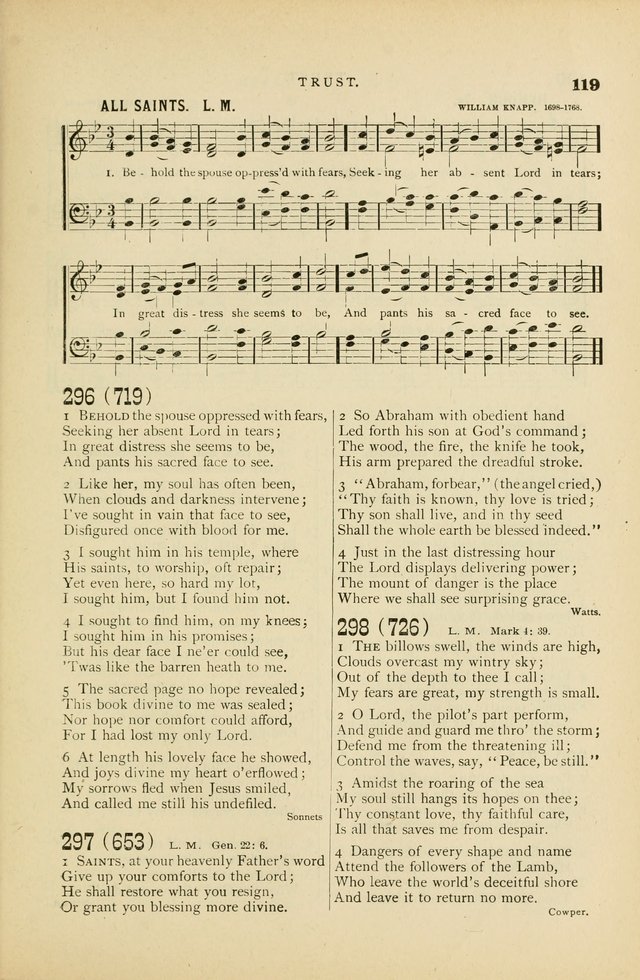Hymn and Tune Book for Use in Old School or Primitive Baptist Churches page 119