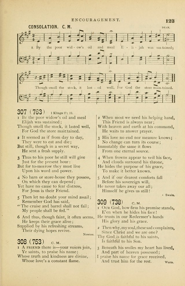 Hymn and Tune Book for Use in Old School or Primitive Baptist Churches page 123