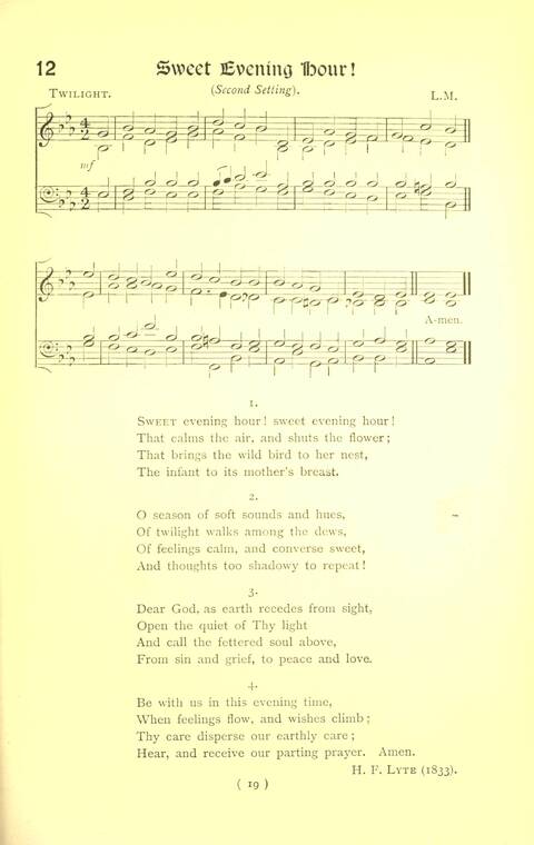 Hymn Tunes and Carols page 19