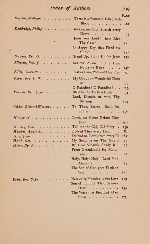 Hymns That Every Child Should Know: A selection of the best hymns of all nations for young people page 199