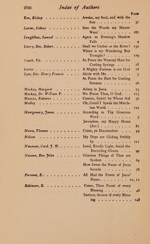 Hymns That Every Child Should Know: A selection of the best hymns of all nations for young people page 200