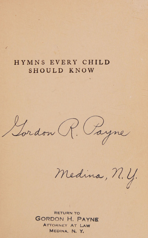 Hymns That Every Child Should Know: A selection of the best hymns of all nations for young people page iv