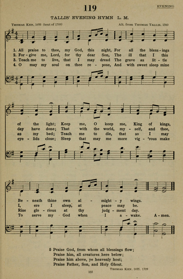 Hymns of the United Church page 103