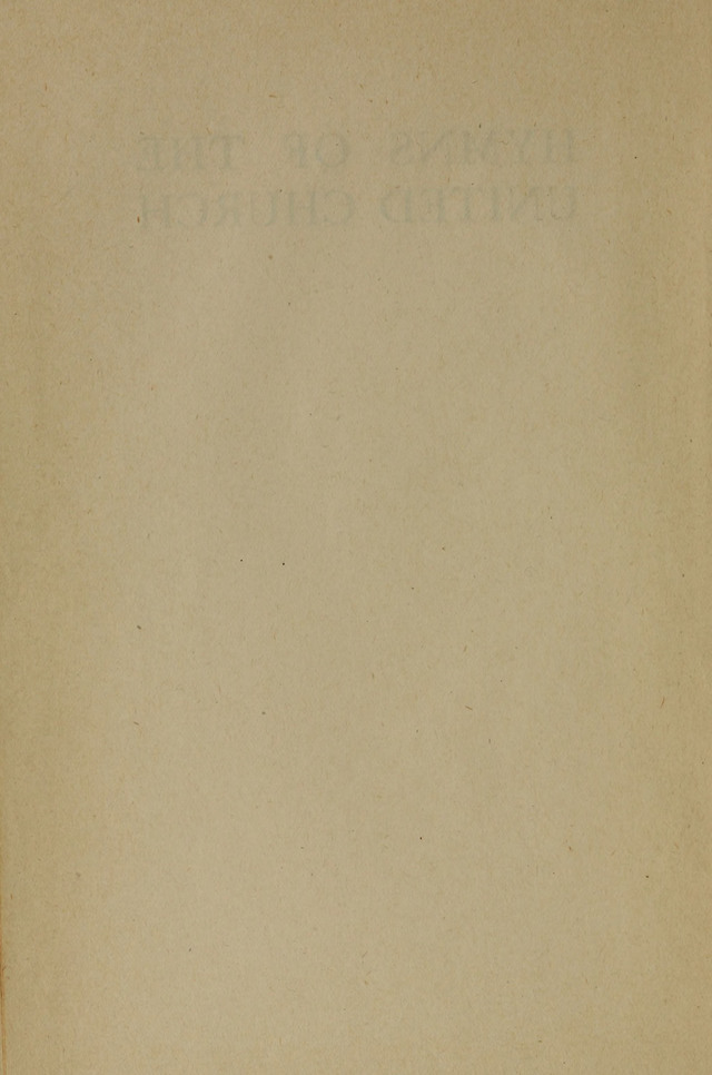 Hymns of the United Church page v