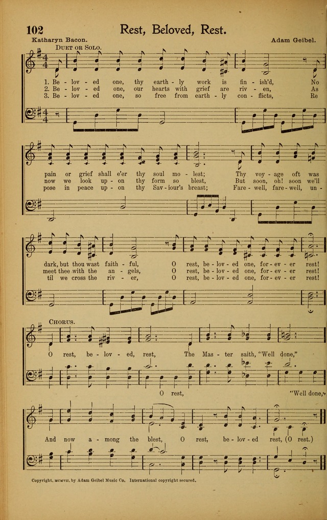 Hymns We Love, for Sunday Schools and All Devotional Meetings page 100