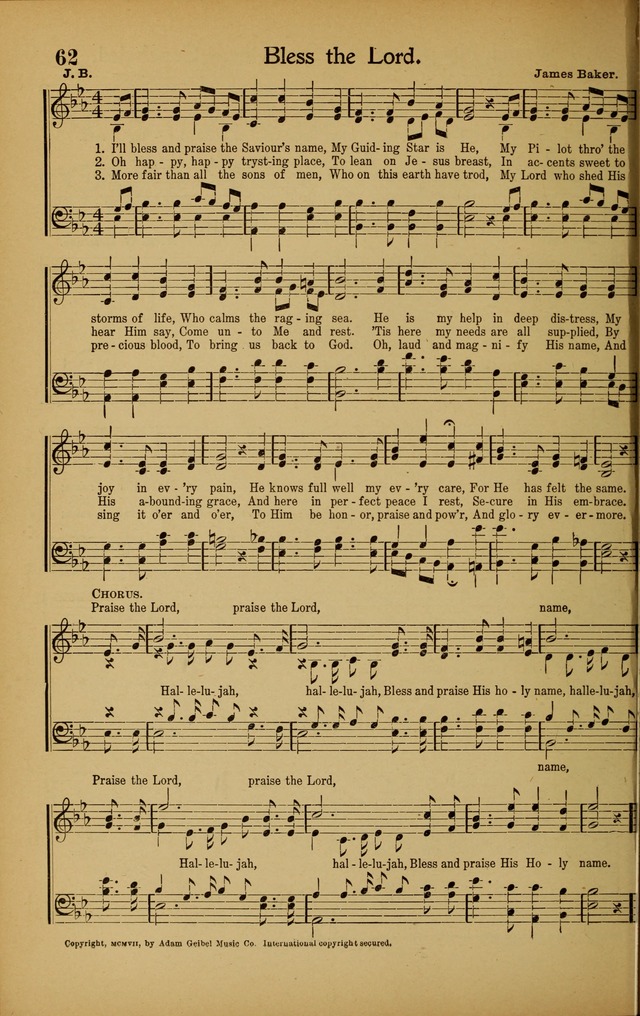Hymns We Love, for Sunday Schools and All Devotional Meetings page 62