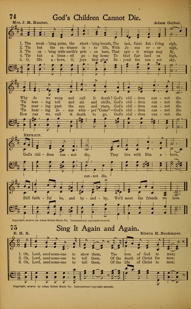 Hymns We Love, for Sunday Schools and All Devotional Meetings page 76