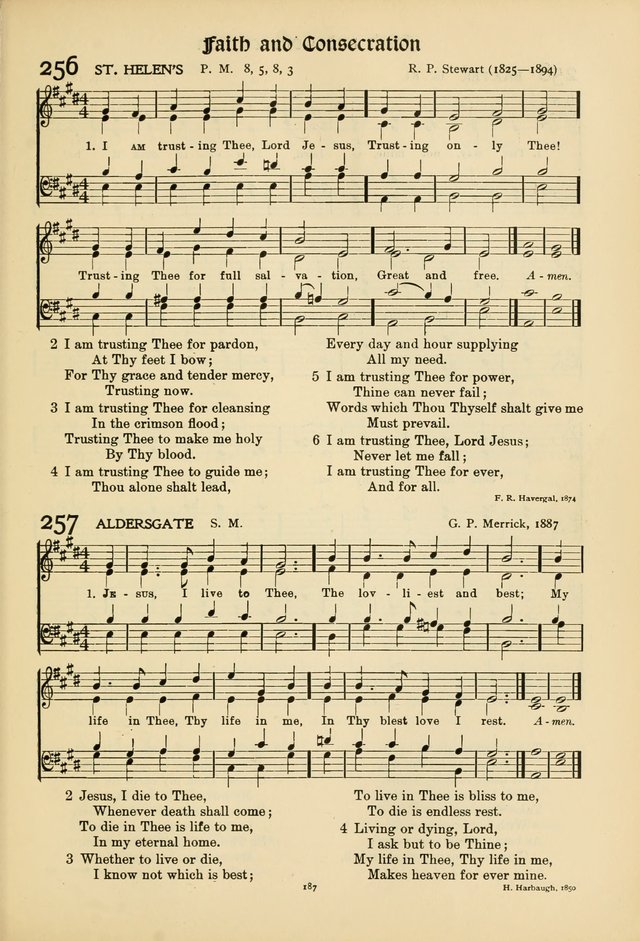 Hymns of Worship and Service (15th ed.) page 187