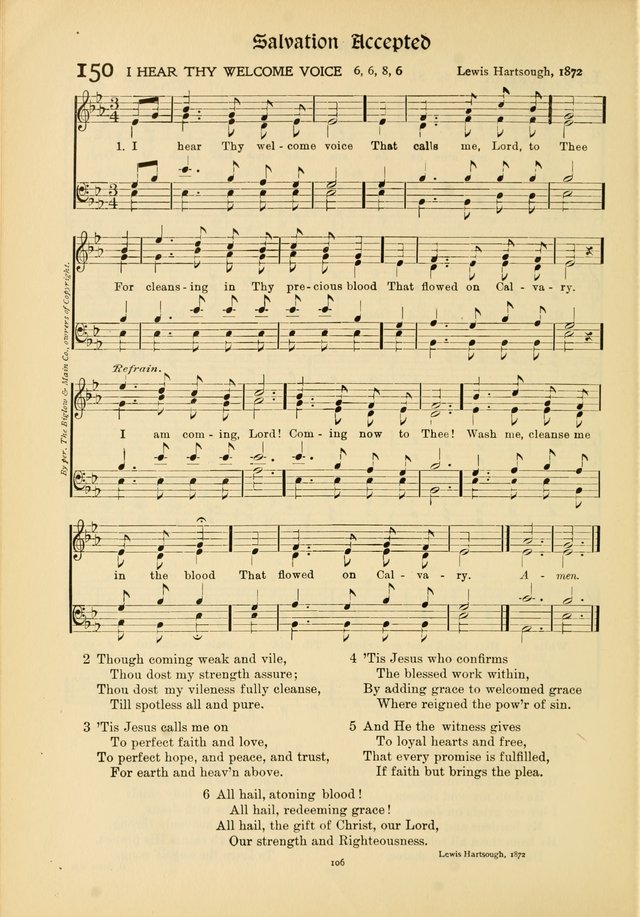 Hymns of Worship and Service. (Chapel ed.) page 106