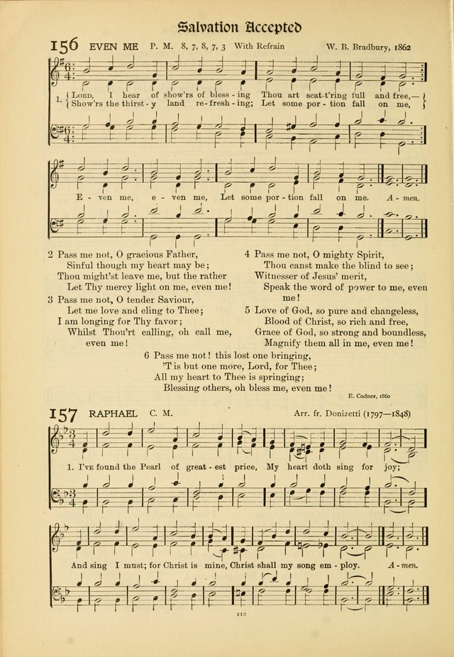 Hymns of Worship and Service. (Chapel ed.) page 112