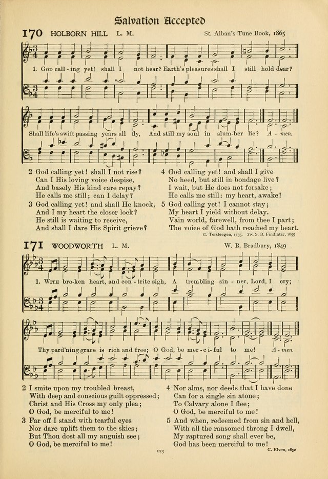 Hymns of Worship and Service. (Chapel ed.) page 123
