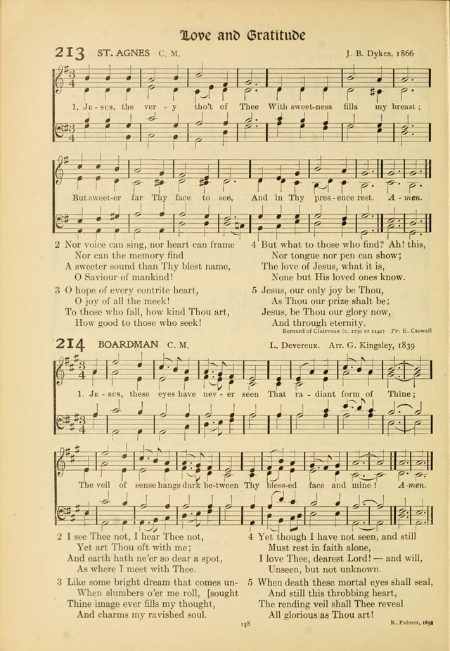 Hymns of Worship and Service. (Chapel ed.) page 158