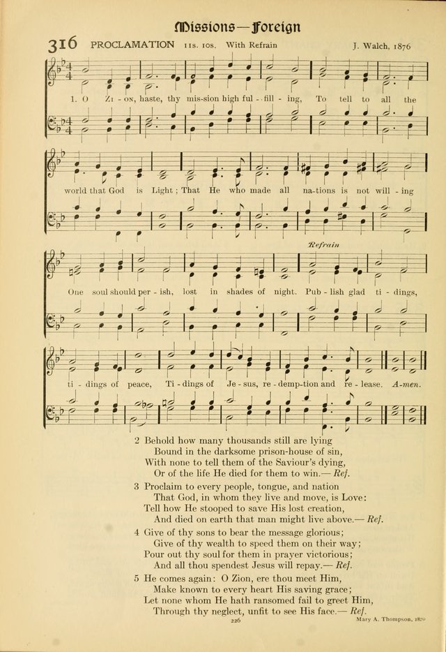 Hymns of Worship and Service. (Chapel ed.) page 226