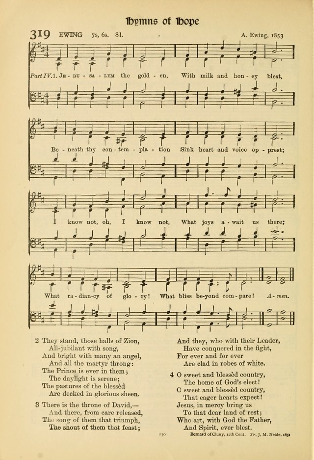 Hymns of Worship and Service. (Chapel ed.) page 230