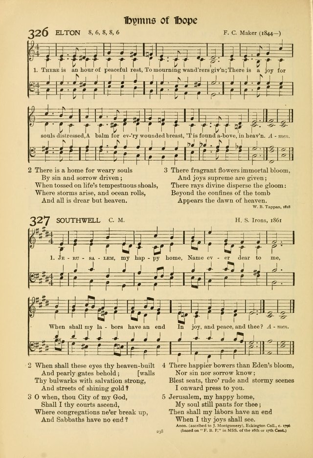 Hymns of Worship and Service. (Chapel ed.) page 238