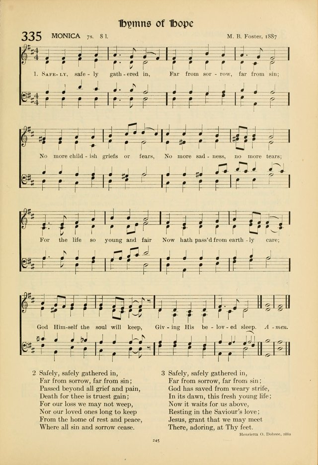 Hymns of Worship and Service. (Chapel ed.) page 245