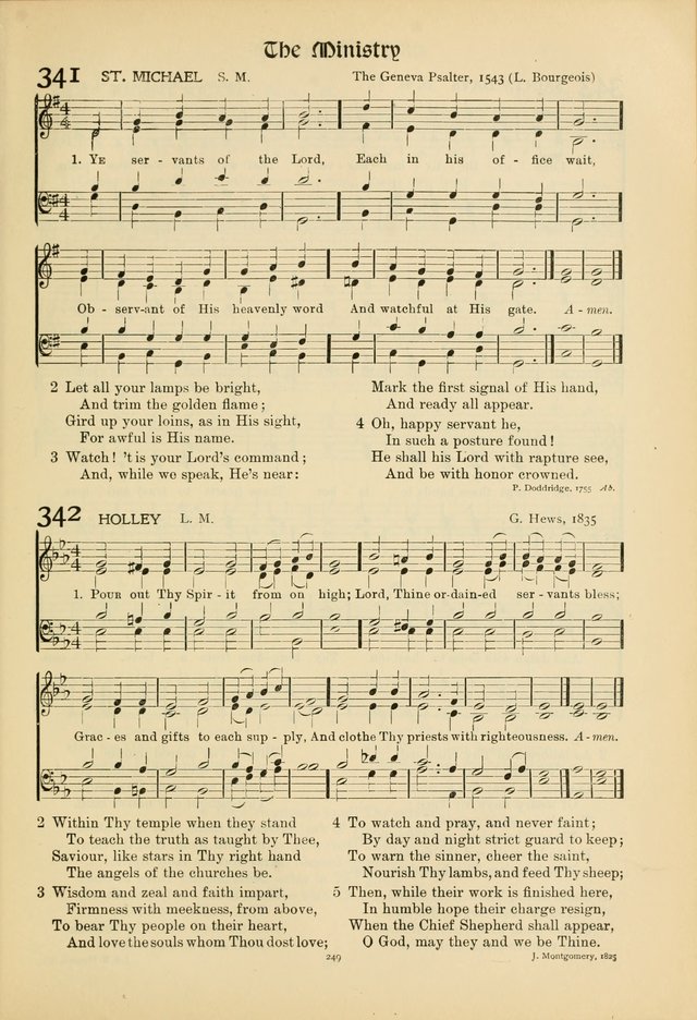 Hymns of Worship and Service. (Chapel ed.) page 249