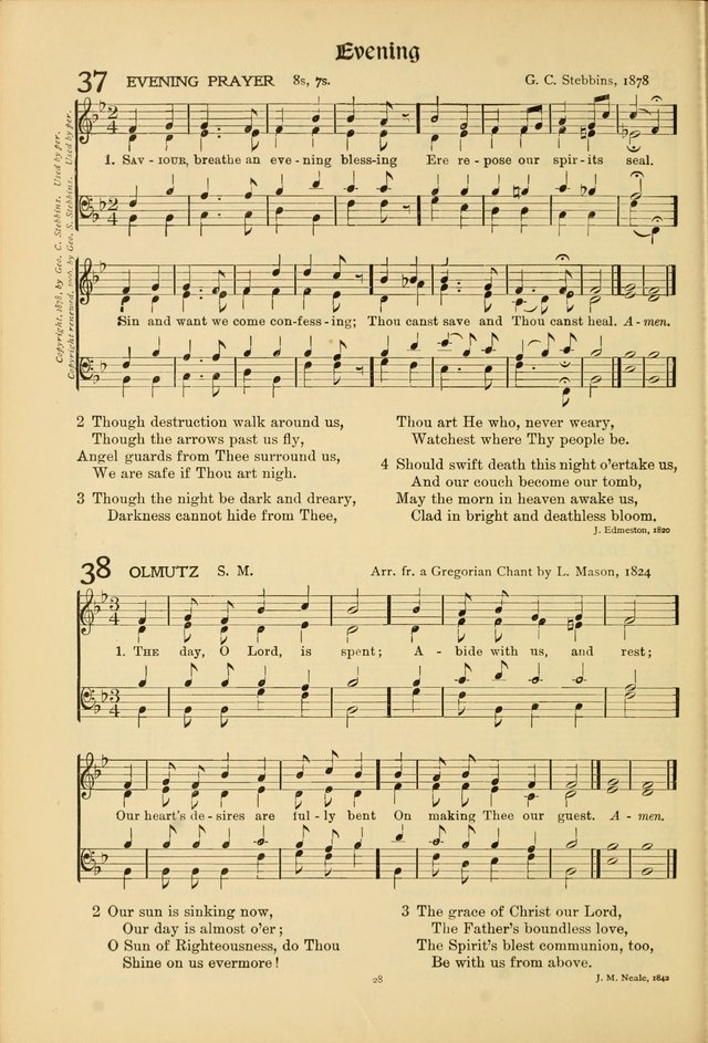 Hymns of Worship and Service. (Chapel ed.) page 28