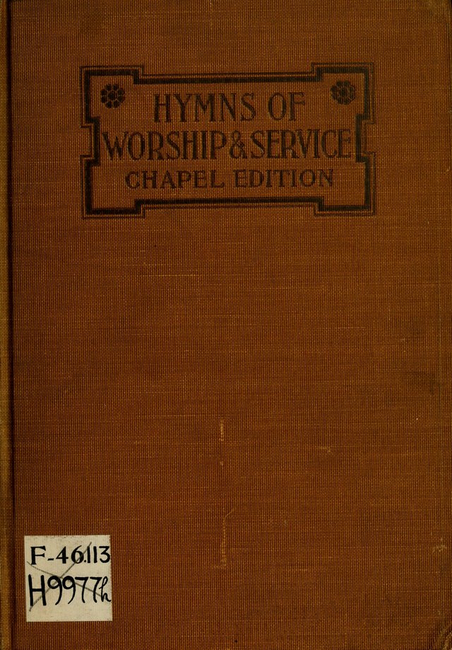 Hymns of Worship and Service. (Chapel ed.) page i