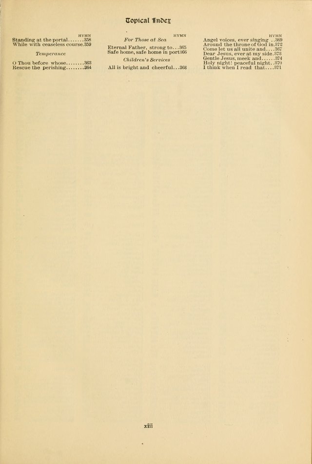 Hymns of Worship and Service. (Chapel ed.) page xvii