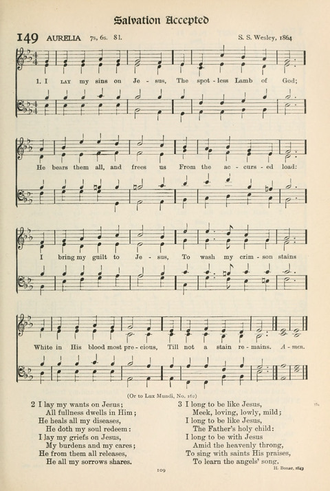 Hymns of Worship and Service: College Edition page 109