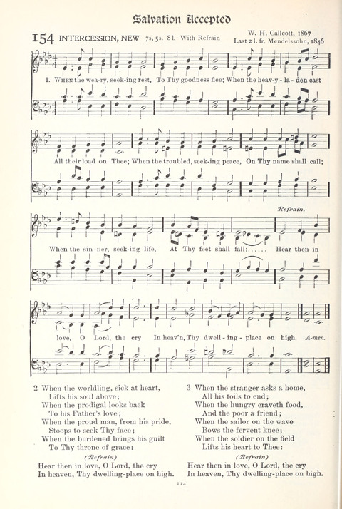 Hymns of Worship and Service: College Edition page 114