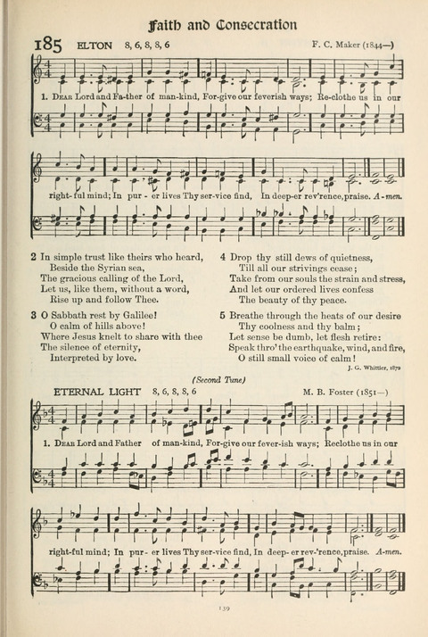 Hymns of Worship and Service: College Edition page 139