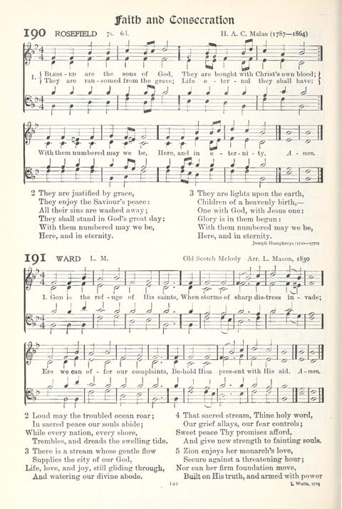 Hymns of Worship and Service: College Edition page 142