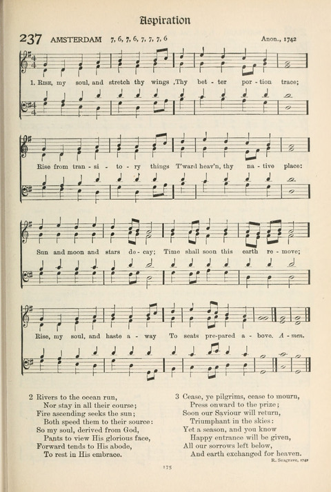 Hymns of Worship and Service: College Edition page 175