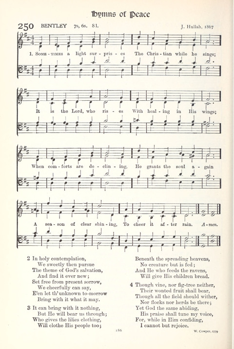 Hymns of Worship and Service: College Edition page 186