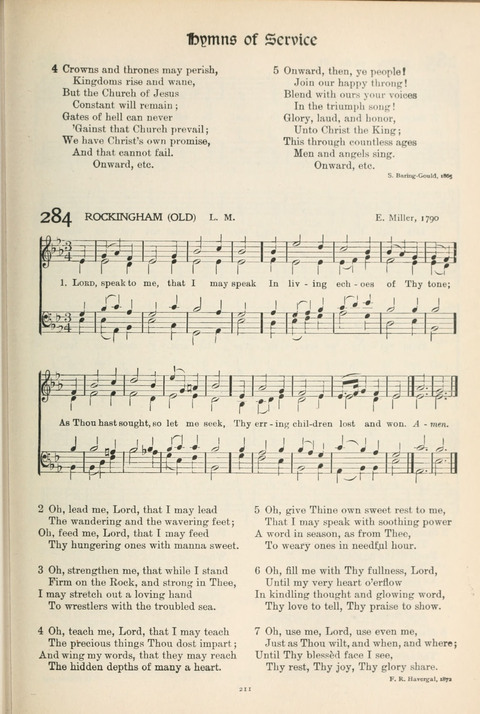 Hymns of Worship and Service: College Edition page 211