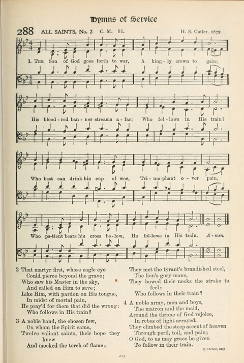 Hymns of Worship and Service: College Edition page 215