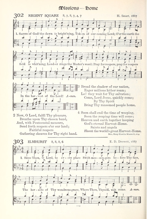 Hymns of Worship and Service: College Edition page 224