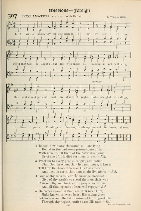 Hymns of Worship and Service: College Edition page 227