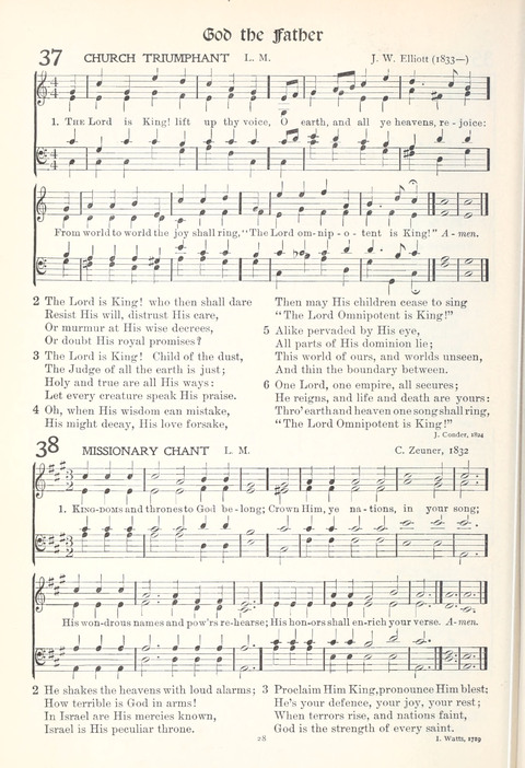 Hymns of Worship and Service: College Edition page 28