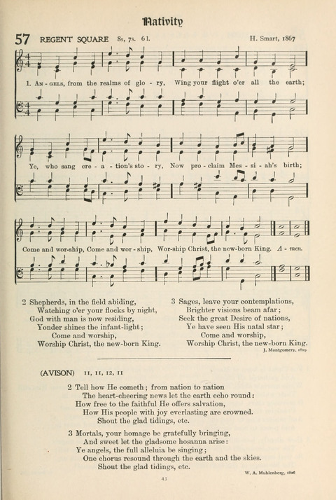 Hymns of Worship and Service: College Edition page 43